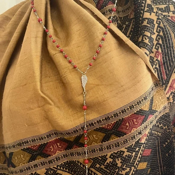 Rachel Roy angel wing snake pavé necklace set - Picture 4 of 8